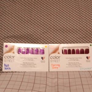 Color Street Nail polish stripes